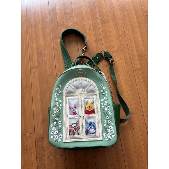 Our Universe Disney Winnie the Pooh Window Mini Backpack - BoxLunch NEW - Picture 1 of 6